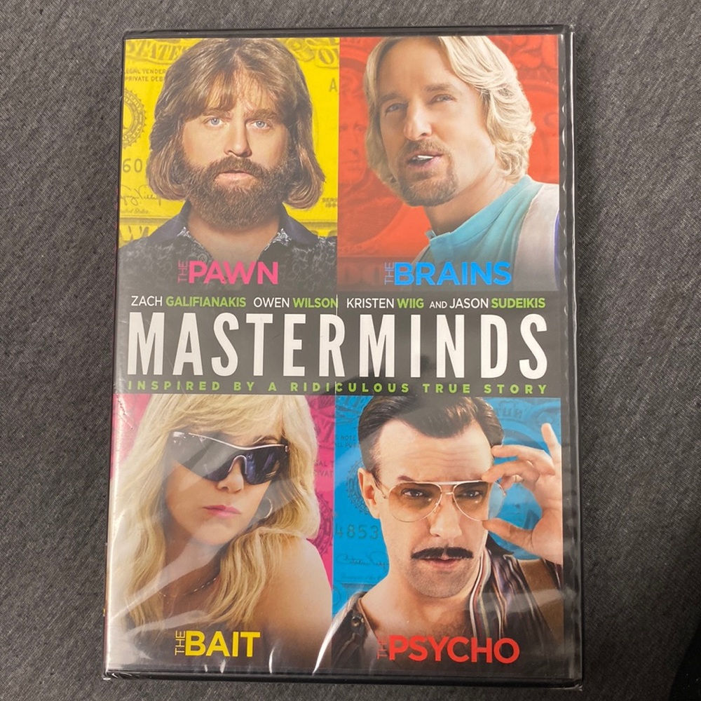 🌸 Masterminds DVD brand new